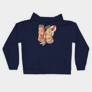 Rabbit Moth Kids Hoodie